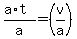 %28a%2At%29%2Fa=%28v%2Fa%29