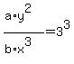 %28a%2Ay%5E2%29%2F%28b%2Ax%5E3%29+=+3%5E3