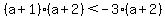 %28a%2B1%29%28a%2B2%29%3C-3%28a%2B2%29