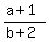 %28a%2B1%29%2F%28b%2B2%29