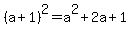 %28a%2B1%29%5E2=a%5E2%2B2a%2B1
