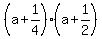 %28a%2B1%2F4%29%28a%2B1%2F2%29