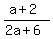%28a%2B2%29%2F%282a%2B6%29