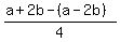 %28a%2B2b-%28a-2b%29%29%2F4
