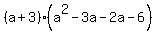 %28a%2B3%29%28a%5E2+-+3a+-+2a-6%29