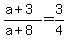 %28a%2B3%29%2F%28a%2B8%29=3%2F4