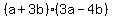 %28a%2B3b%29%283a-4b%29