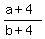 %28a%2B4%29%2F%28b%2B4%29