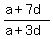 %28a%2B7d%29%2F%28a%2B3d%29