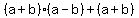 %28a%2Bb%29%28a-b%29%2B%28a%2Bb%29