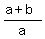 %28a%2Bb%29%2Fa