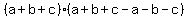 %28a%2Bb%2Bc%29%28a%2Bb%2Bc-a-b-c%29