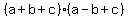 %28a%2Bb%2Bc%29%28a-b+%2B+c%29