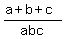 %28a%2Bb%2Bc%29%2Fabc