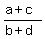 %28a%2Bc%29%2F%28b%2Bd%29