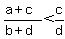 %28a%2Bc%29%2F%28b%2Bd%29%3Cc%2Fd