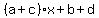 %28a%2Bc%29x%2Bb%2Bd