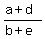 %28a%2Bd%29%2F%28b%2Be%29
