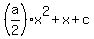 %28a%2F2%29%2Ax%5E2+%2B+x+%2B+c