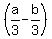 %28a%2F3-b%2F3%29