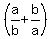 %28a%2Fb%2Bb%2Fa%29