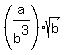 %28a%2Fb%5E3%29%2Asqrt%28b%29