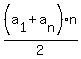 %28a%5B1%5D+%2B+a%5Bn%5D%29%2F2%2An