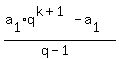 %28a%5B1%5Dq%5E%28k%2B1%29+-+a%5B1%5D%29%2F%28q-1%29
