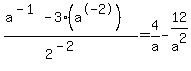 %28a%5E%28-1%29-3%28a%5E-2%29%29%2F%282%5E%28-2%29%29=4%2Fa-12%2Fa%5E2