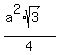 %28a%5E2%2Asqrt%283%29%29%2F4