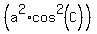 %28a%5E2+%2A+cos%5E2%28C%29%29