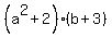 %28a%5E2+%2B+2%29%28b+%2B+3%29