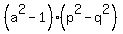 %28a%5E2-1%29%28p%5E2-q%5E2%29