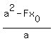 %28a%5E2-Fx%5B0%5D%29%2Fa