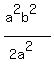 %28a%5E2b%5E2%29%2F%282a%5E2%29