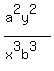 %28a%5E2y%5E2%29%2F%28x%5E3b%5E3%29
