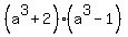 %28a%5E3+%2B+2%29%28a%5E3+-+1%29