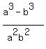 %28a%5E3+-+b%5E3%29%2F%28a%5E2b%5E2%29