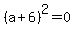 %28a+%2B+6%29%5E2+=+0