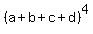 %28a+%2B+b+%2B+c+%2B+d%29%5E4