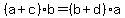 %28a+%2B+c%29b++=++%28+b+%2B+d%29a