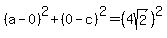 %28a-0%29%5E2%2B%280-c%29%5E2=%284sqrt%282%29%29%5E2