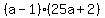 %28a-1%29%2825a%2B2%29
