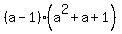 %28a-1%29%28a%5E2%2Ba%2B1%29