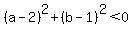 %28a-2%29%5E2%2B%28b-1%29%5E2%3C0