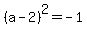 %28a-2%29%5E2=-1