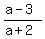 %28a-3%29%2F%28a%2B2%29