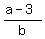 %28a-3%29%2Fb