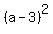%28a-3%29%5E2