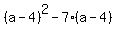 %28a-4%29%5E2-7%28a-4%29